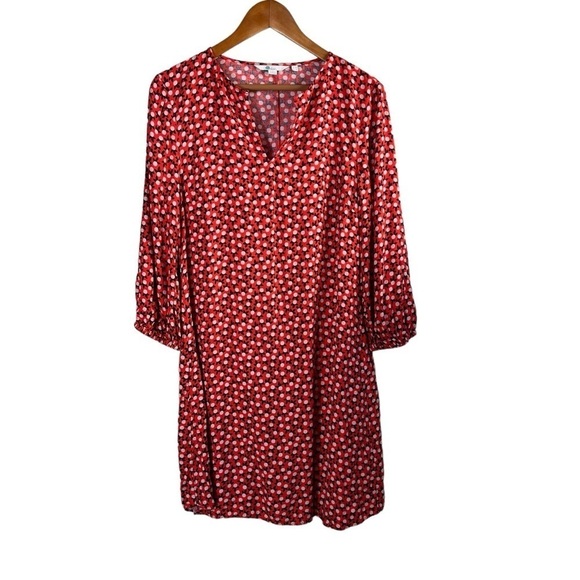 BODEN Vanessa Shift Dress in Khaki Sketchy Stars W0303 - Picture 4 of 11